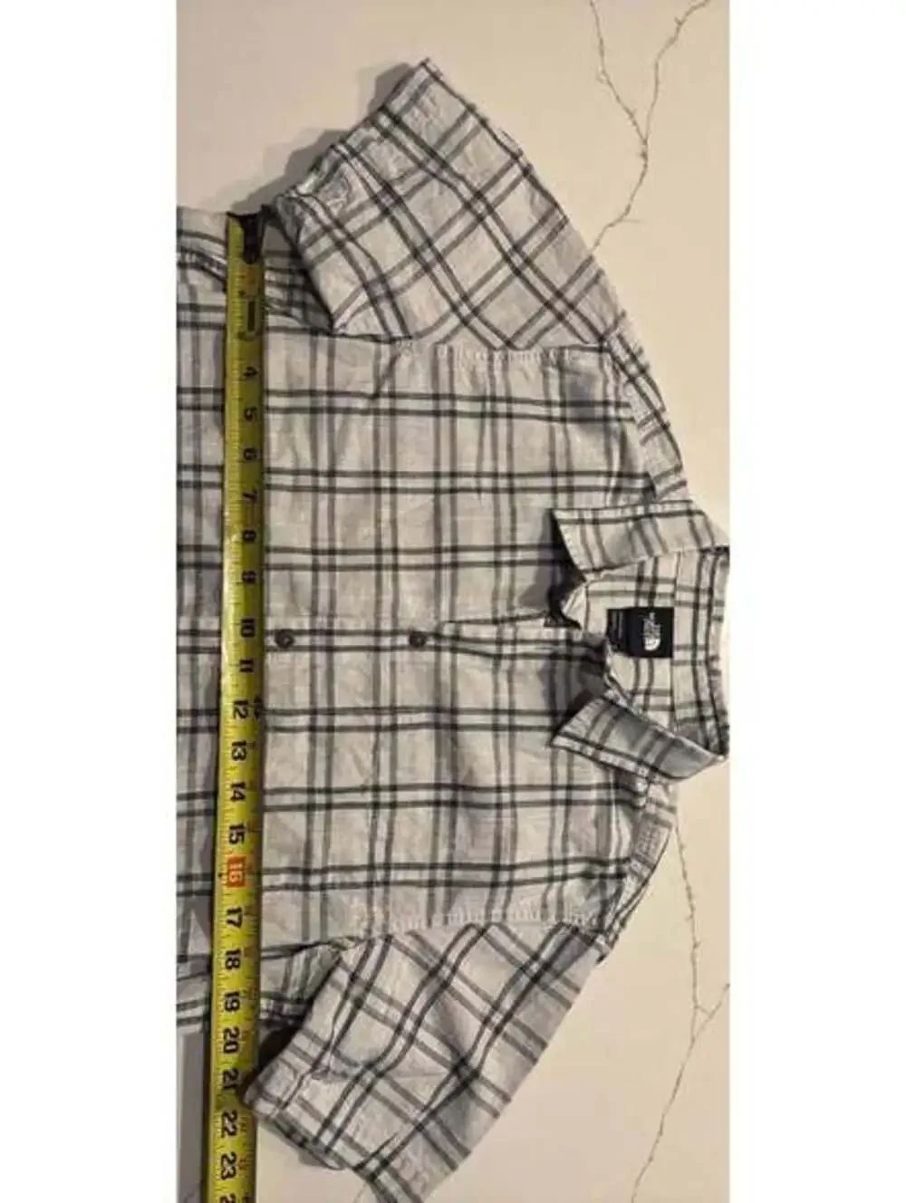 The North Face Short Sleeve Plaid Button Down Shirt